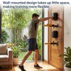 Silipull Wall Mounted Wing Chun Dummy, Wooden Adjustable Portable Martial