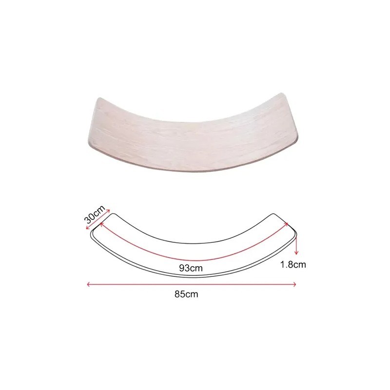 Tabla Curva Equilibrio Waldorf Montessori Infantil