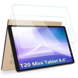 Hianjoo Pack of 2 Screen Protectors Compatible with Doogee T20 Mini Tablet 8.4 Inch, Screen Protector Compatible with Doogee T20 Mini Tablet 8.4 Inch, Anti-Scratch, Bubble-Free, 9H Hardness