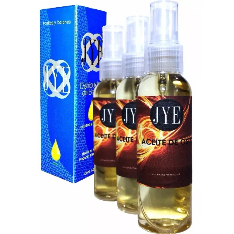 Jye 3 Botellas De Aceite Natural Jye Oso Puro 180ml