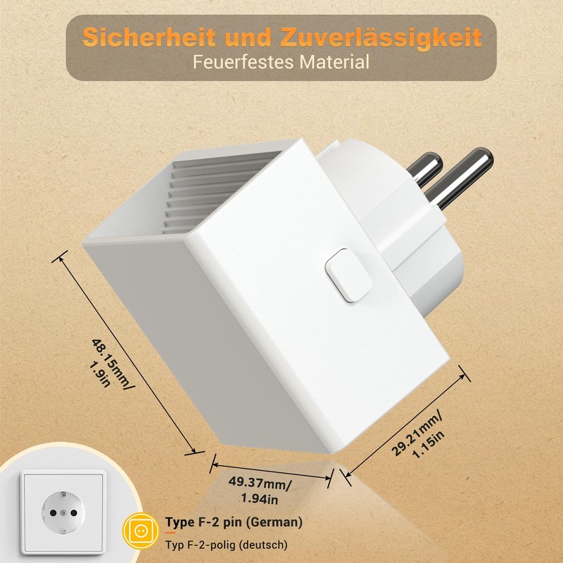 JandCase Socket Night Light with Automatic Twilight Sensor, Pack of