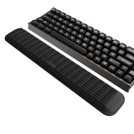 Mekass TKL Keyboard Wrist Rest, Super Soft Memory Foam Ergonomic Computer Wrist Support Pad, Comfortable Desk Wrist Cushion, Laptop Keyboard Arm Hand Rest for Wrists Pain Office Gaming Typing (Black)