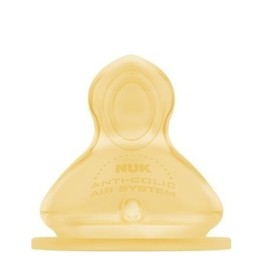 Nuk First Choice+ Latex Teat Size 2 6Month Large Feed Hole BPA Free