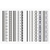 Everjoy Waterproof Arm Wrist Leg Circle Fake Tattoo Sticker -