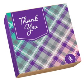 Fairytale Brownies Thank You SUGAR-FREE Magic Morsel 24 Individually Wrapped Gourmet Chocolate Food Gift Basket - 1.5 Inch x 1.5 Inch Bite-Size Brownies - 24 Pieces - Item CY524