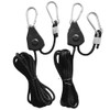 Tiardey 2PCS of 1/8" Adjustable Grow Light Rope Hanger,Fully Locking
