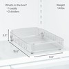 YouCopia RollOut Fridge Caddy, 9" Wide