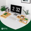ROYAL CRAFT WOOD Bamboo Jewelry Organizer Box & Chests Set