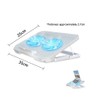 Laptop Cooling Pad with 2 Fans,About 1400 RPM Laptop Cooling