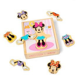 Minnie Wooden Mix and Match Dress-Up Play Set