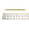 Set of 2 Stainless Steel Paracord Gold, 77 mm, straight