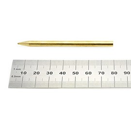 Set of 2 Stainless Steel Paracord Gold, 77 mm, straight needle needle needle for 550 Paracord Bracelets Craft for Ropes, Ganzoo