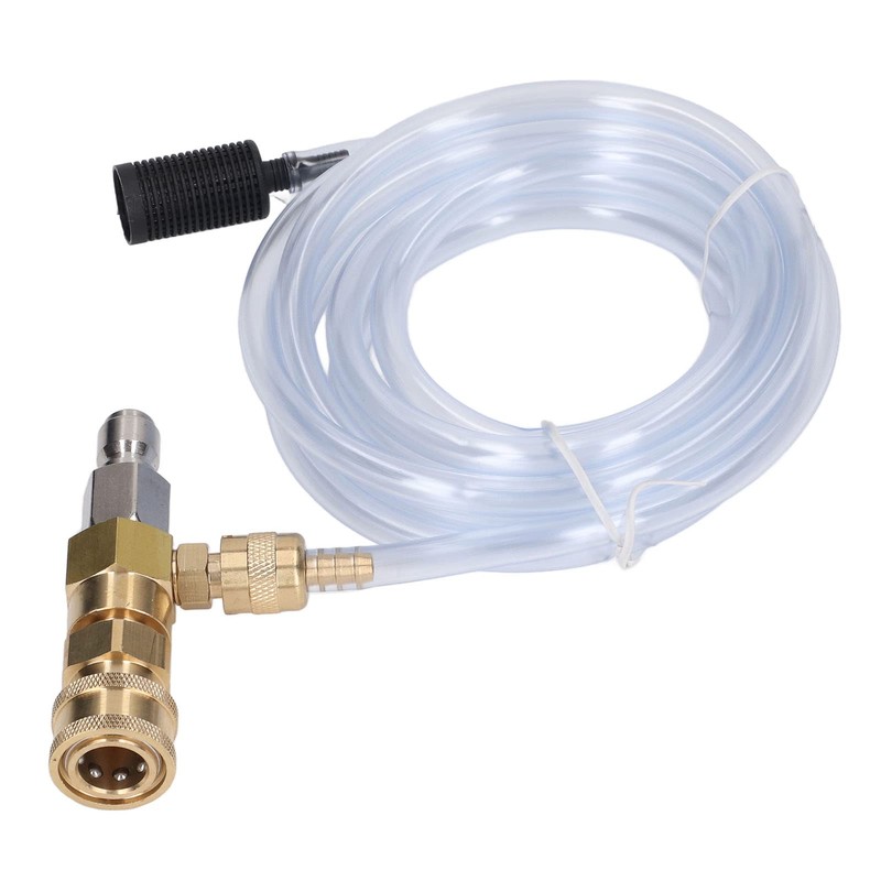 Adjustable Downstream Chemical Injector for Pressure Washer, Brass Stainless Steel