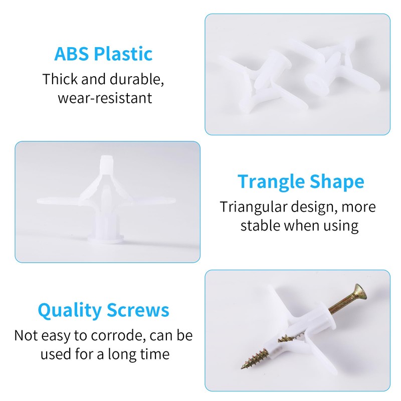 50 Sets of Cavity Dowels, Butterfly, Expansion Dowels, Cavity Wall