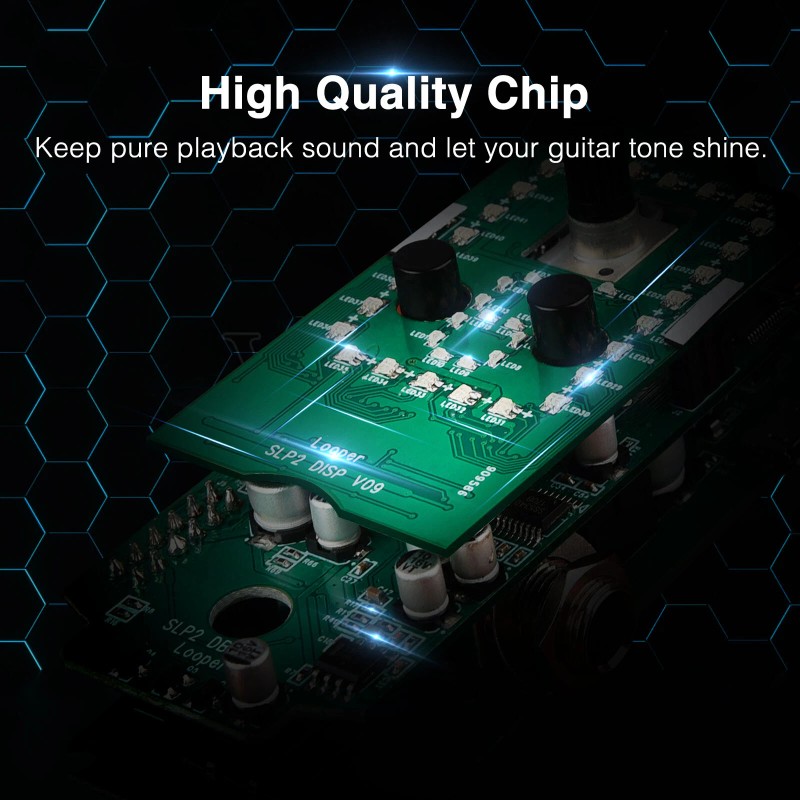 LEKATO 9 Loops 40 Minutes Record Looper Guitar Pedal Guitar