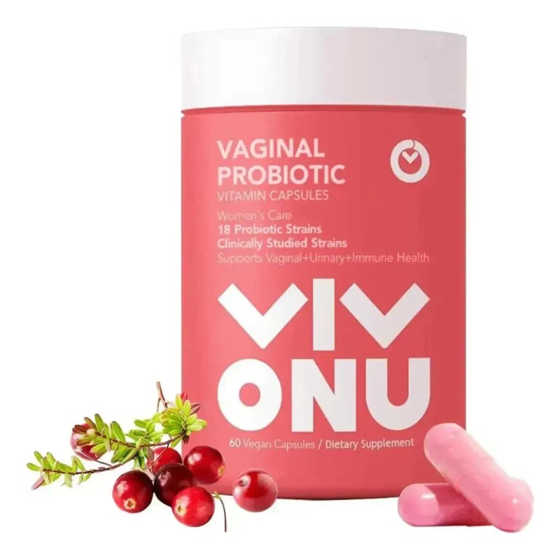 2pcs Ivonu Probiticos Mujer 60 Billion,18 Cepas,60 Cpsulas Sin Sabor