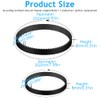 MULTIM Replacement Belts Set Compatible with Bissell ProHeat 2X Revolution