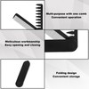 1 Pcs Professional Texture Comb and 1 Pcs Folding Comb,