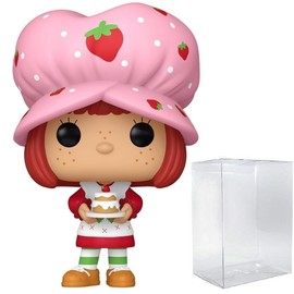 POP Retro Toys: Strawberry Shortcake - Strawberry Shortcake Funko Vinyl Figure (Bundled with Compatible Box Protector Case), Multicolored, 3.75 inches