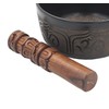 Tibetan Hand Carved Rose Wood Singing Bowl Striker, Mallet (7
