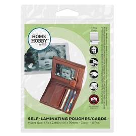 HomeHobby by 3L Self Laminating Pouches, 1-3/4" X 3", 5-Pack