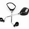TekBox Pair of Oval Bicycle Bike Mirrors with Reflectors/For Mountain