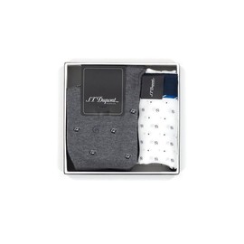 DuPont (신세계본점)25  S/S      손수건 양말 2매세트  SE5SMA381010SWH171304SGY (Shinsegae Main Branch) 25 S/S Handkerchief Sock 2-Piece Set SE5SMA381010SWH171304SGY
