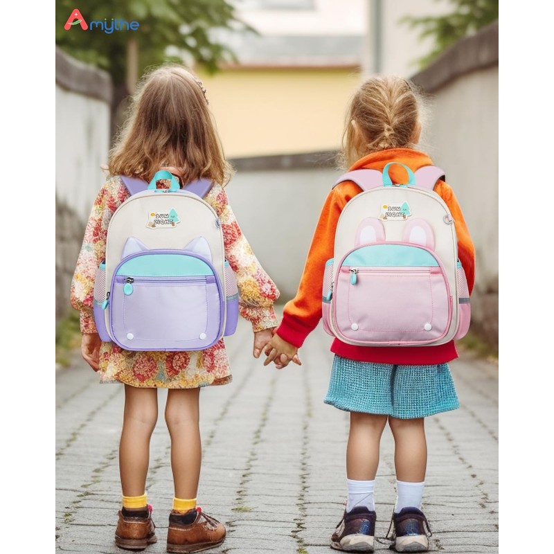 Amythe Children's Backpack Girls Nursery Backpack for Girls Lightweight Waterproof