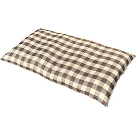Long Seat Cushion Cover 26.8 inches (68 cm) 47.2 inches (120 cm), Thick C Check F, Brown, 26.8 x 47.2 inches (68 x 1