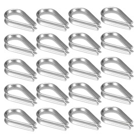 M METERXITY 20pcs Stainless Steel Thimble for 2mm Wire Rope Outdoor M2