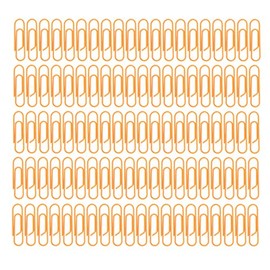 180 clips para carpetas, 3 cajas de clips de papel, color naranja, pequeño, portátil, con forma de pin, suministros escolares para el hogar, clip para suministros de organización de documentos en el h