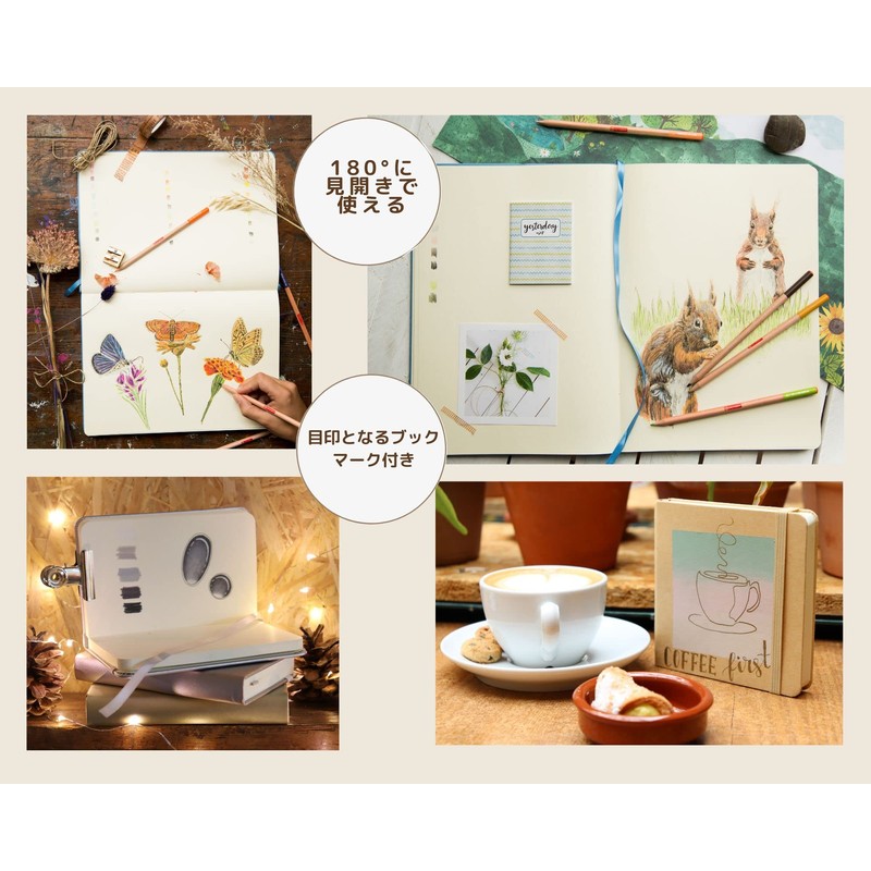 Talens Art Creation 9314052M Cork Sketchbook, 13 x 21 cm,