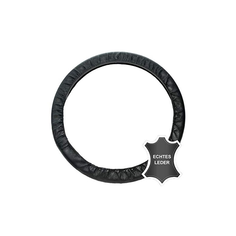 HP-Autozubehör 19782 Genuine Leather Steering Wheel Cover