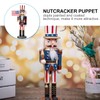 IMIKEYA Christmas Nutcrackers Figures: Wooden Nutcracker Christmas Nutcracker Ornament Nutcracker
