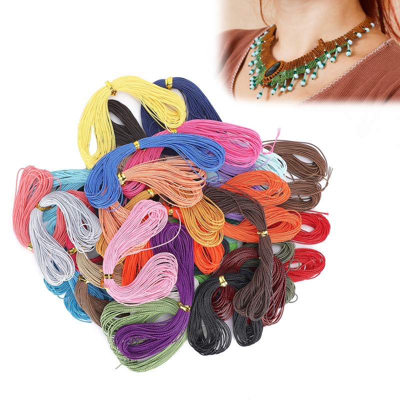 Artificial Leather Waxed Thread Kit DIY String Rope for Making