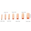 Copper Connecting Tube, 250 Pcs Red Copper Connecting Tube, GT1-6mm