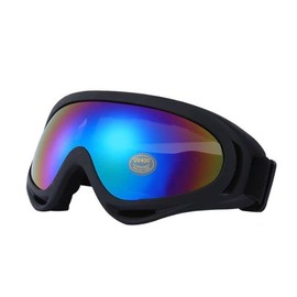 WL Products Ski Goggles, Juniors, Kids, Lightweight, Compact, Adult Men, Women, Children, Winter Sports, Snowboarding, Elastic Frame, Highly Impact Resistant, Snowboarding (Rainbow Lenses)