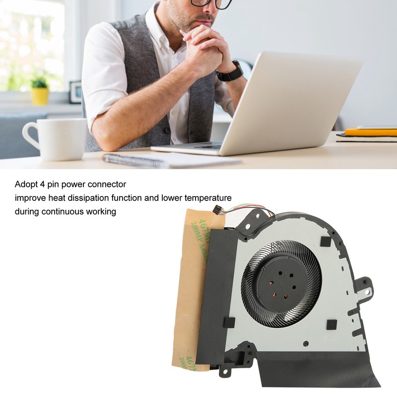 Laptop Cooling Fan DC5V 0.5A Aluminum Alloy ABS Light Weight