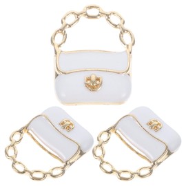 JOINPAYA 3 Pieces Miniature Handbags for Dollhouse Decorative Mini Bags Models for Miniatures for Dollhouse Decoration and Photography High Quality and Realistic Accessories