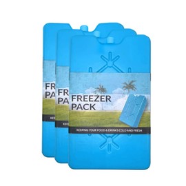 ANGIX Freezer Blocks for Cooler Bags, Reusable Ice Packs for Lunch box, Travel, Picnic, and Outdoor Activities, Ice Blocks (6 Pack)