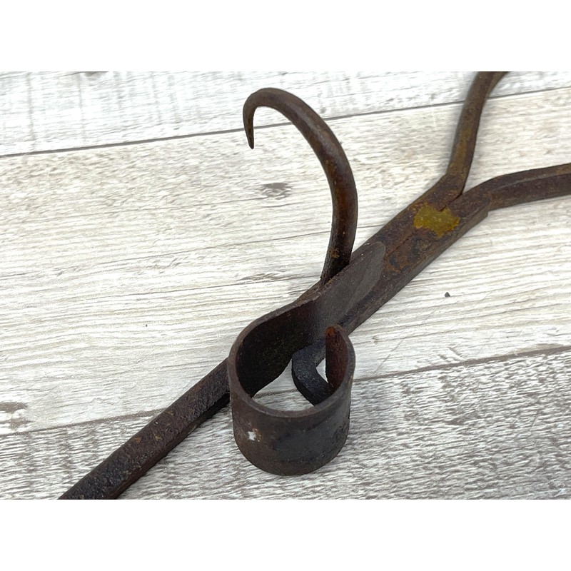 Generic Wrought Iron Sticking Tommy Miner's Candlestick Unbranded Candle Holder,