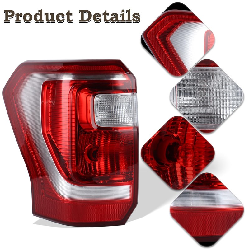 KAMDKI Left Driver Side Tail Light Fit for 2018 2019
