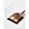 Angled Champagne Colour Liquid Foundation/Blusher/Face Powder/Face Contour Blending Buffer Makeup