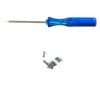 Zetqyn 4 pcs Bottom Case Screws + Screwdriver Replacement for
