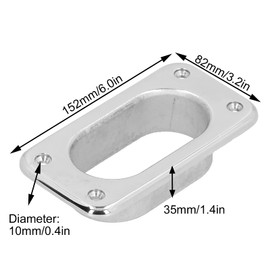 Hawse Pipe 316 Stainles Steeel Hawse Fairlead Boats Yachts Parts for Synthetic Winch Rope