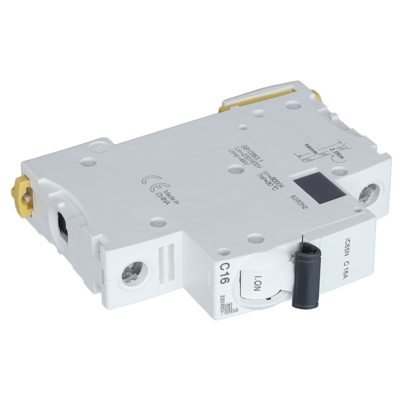 Miniature Circuit Breaker 1P Residual Current Isolator DIN Rail Mount