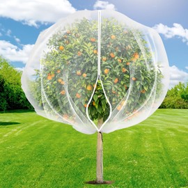Large Fruit Tree Netting with Zipper & Drawstring for Plant Protection