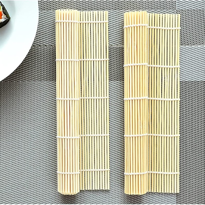 HYROOY Bamboo Rolling Mat Onigiri Rice Roller Sushi Making Sushi