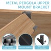 4 Pairs Pergola Upper Mount Bracket for 2x4(Actual 1.5x3.5) 45