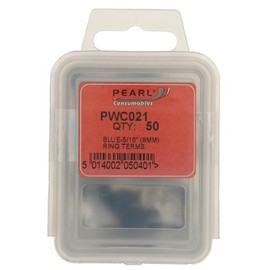 Pearl PWC021 5/16-inch Ring Wiring Connectors - Blue (Pack of 50)